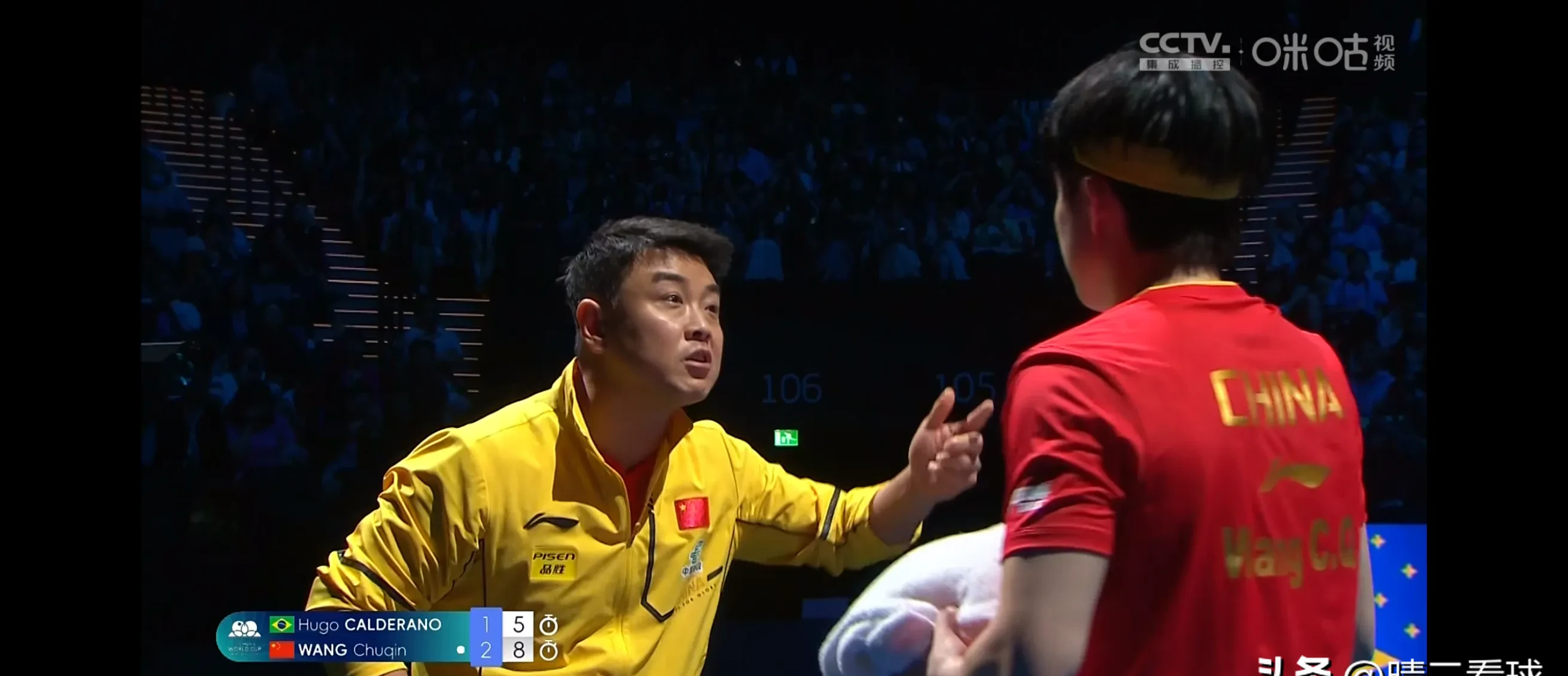 韩国乒乓球队鏖战波兰乒乓球队，王皓送出助攻的简单介绍